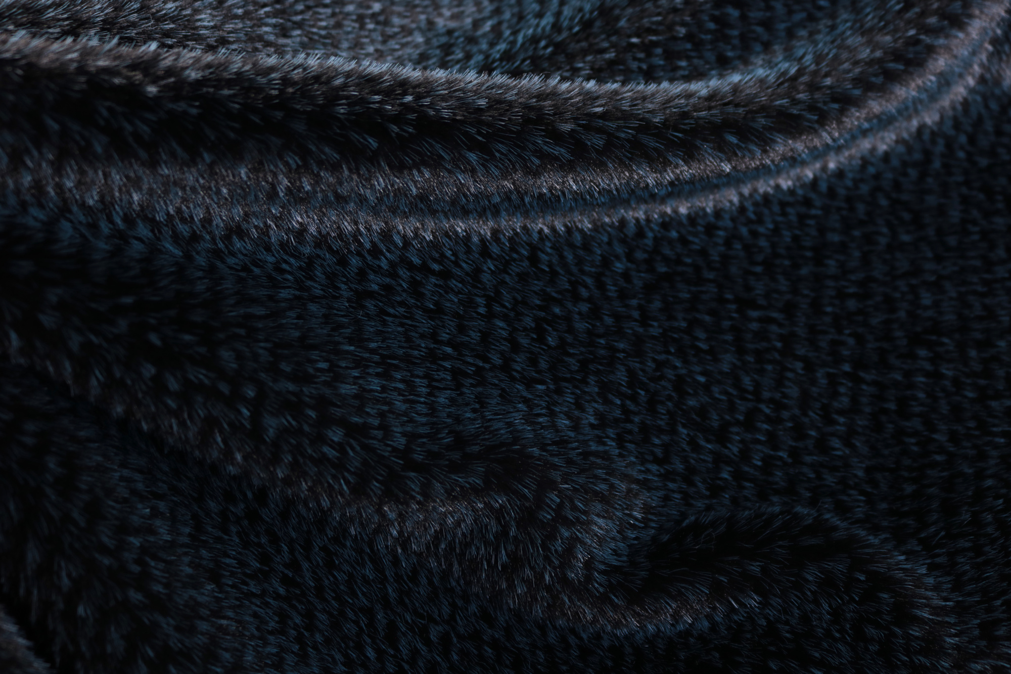 Мех 233 - 1 (Black - blue)